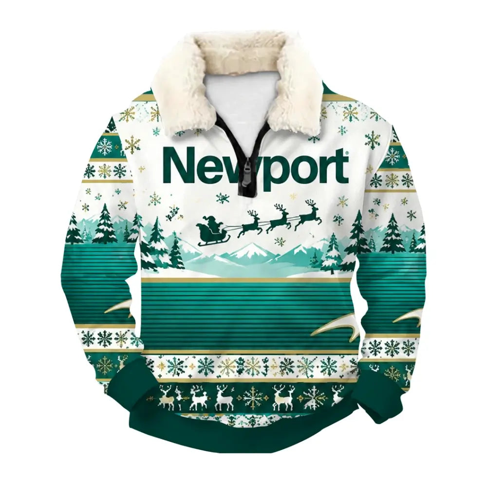 Mint Ugly Quarter Zip Sweatshirt & Sweatpant Set