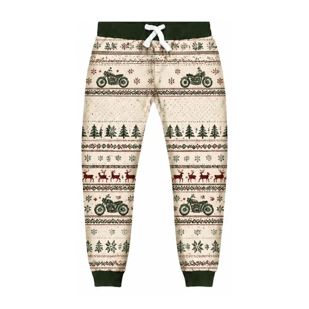 Motorcycle Club Ugly Quarter Zip Sweatshirt & Sweatpant Set