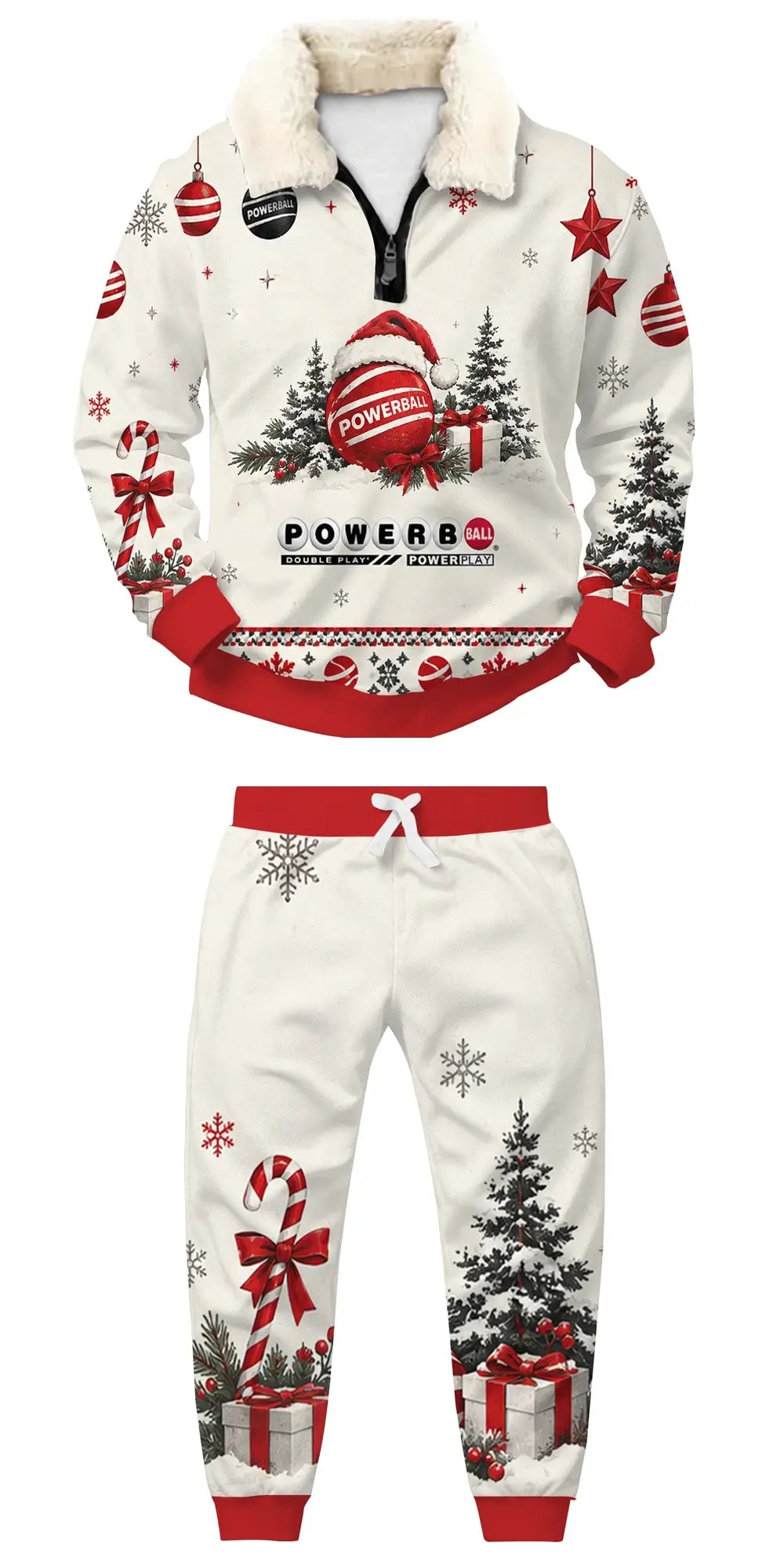 One More Drink Ugly Quarter Zip Sweatshirt & Sweatpant Set