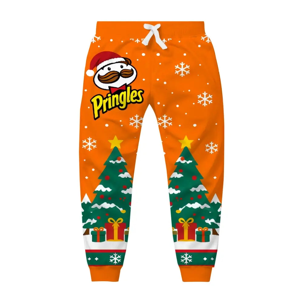 Orange Treats Ugly Quarter Zip Sweatshirt & Sweatpant Set