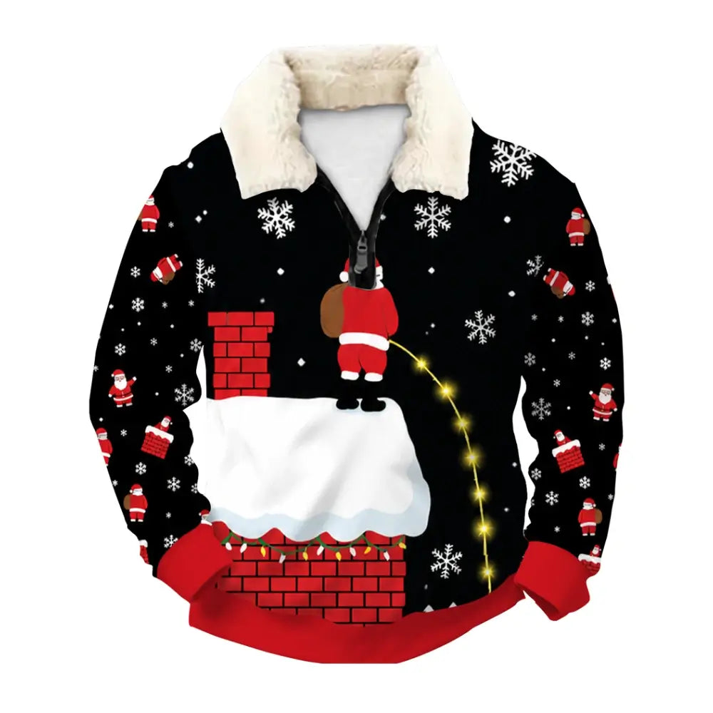 Roof Relief Ugly Quarter Zip Sweatshirt & Sweatpant Set