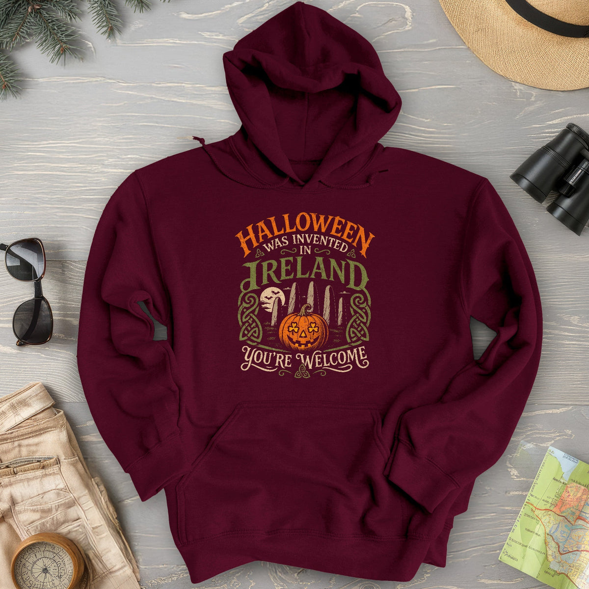 Invented In Ireland Halloween Hoodie