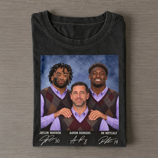 Funny AR & JW & DKM Step Brothers Steelers Football T-Shirt