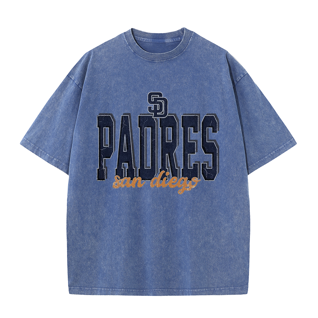 San Diego Classic Varsity Padres Graphic T Shirt