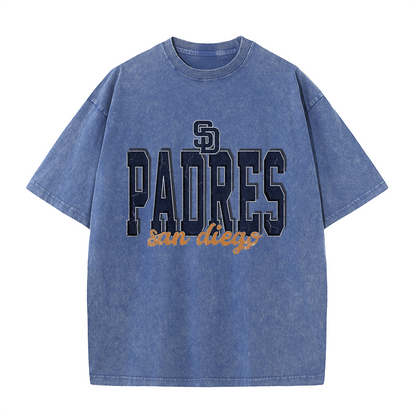 San Diego Classic Varsity Padres Graphic T Shirt