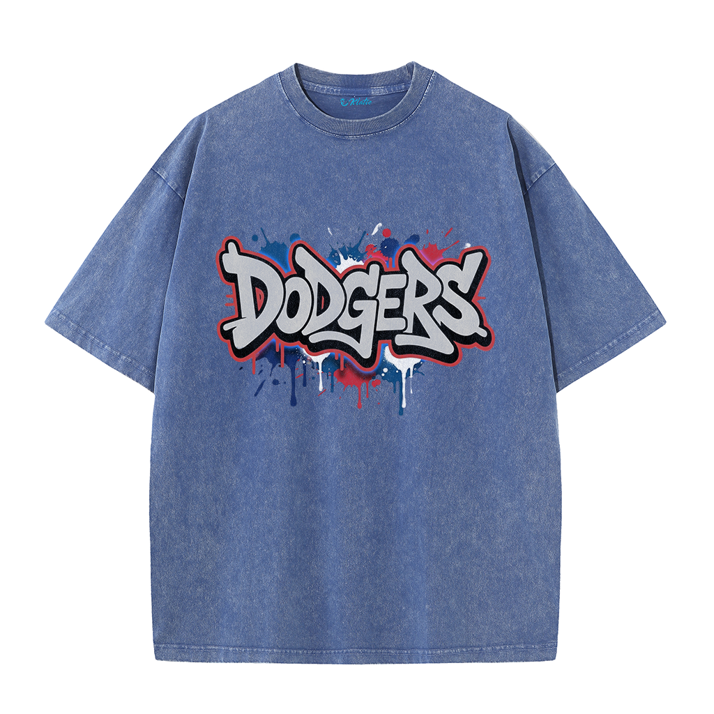 Los Angeles Graffiti Style Lettering Graphic T-Shirt
