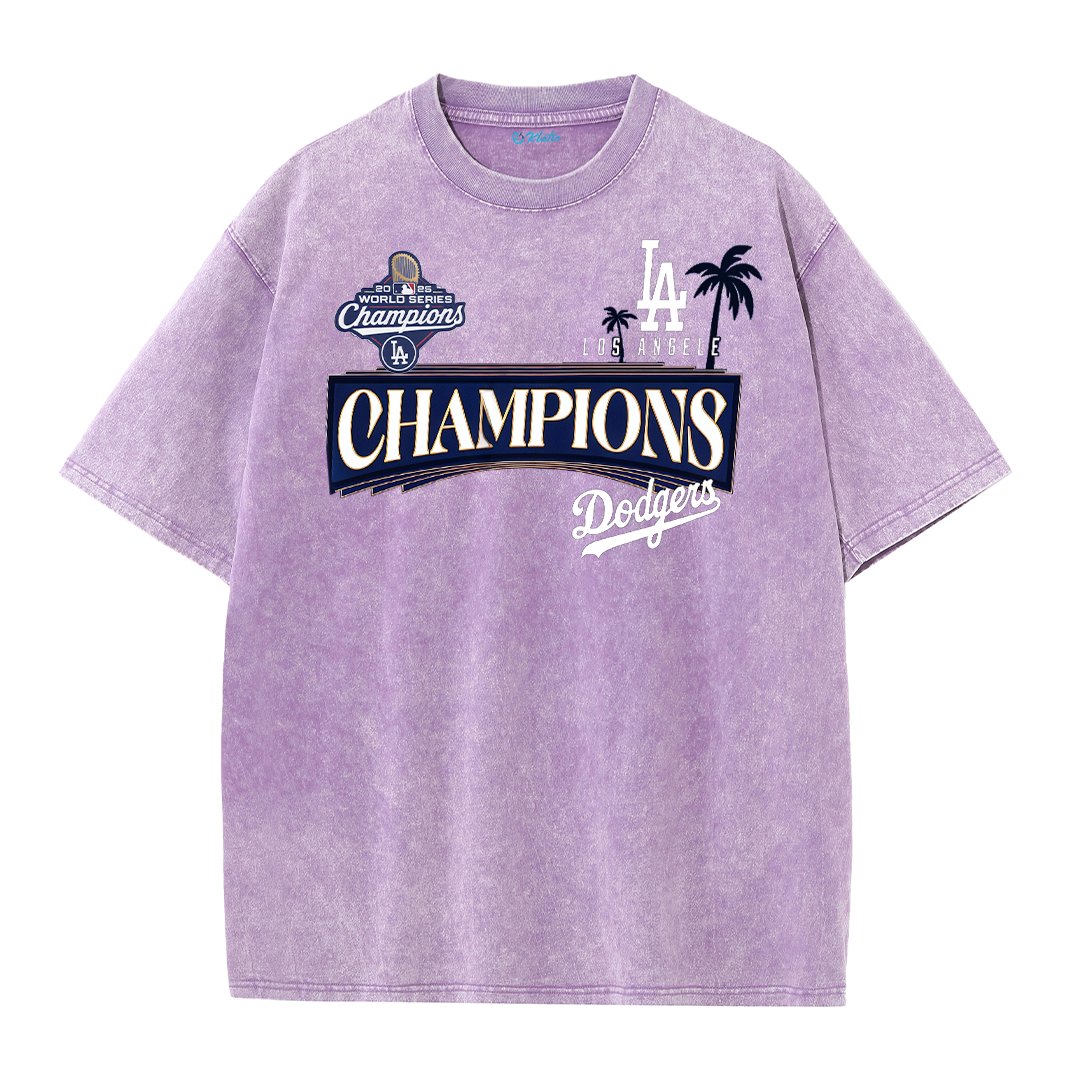 LA Championship Edition Double Print Graphic T-Shirt