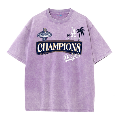 LA Championship Edition Double Print Graphic T-Shirt