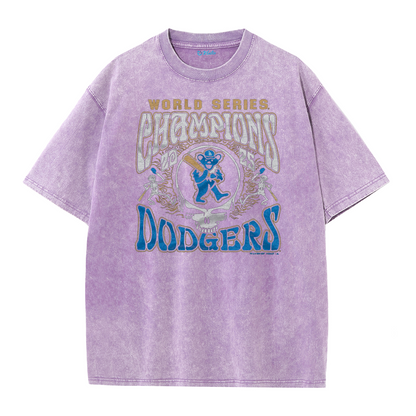 Los Angeles Skull Baseball Graphic Streetwear T-Shirt