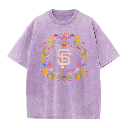 San Francisco Symbolic Art Graphic T-Shirt