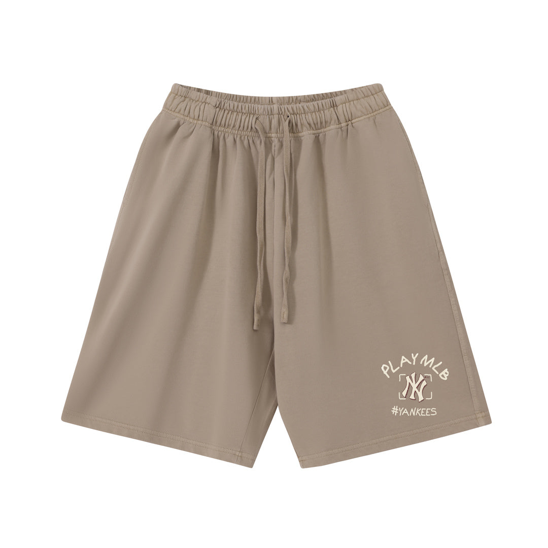 New York Inspired Play Ball Graphic Shorts
