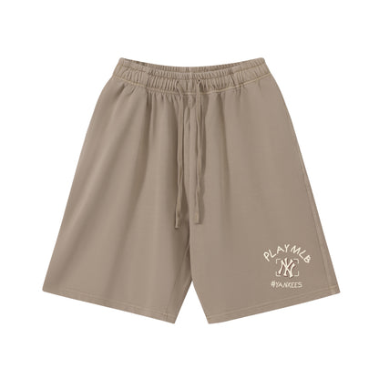 New York Inspired Play Ball Graphic Shorts