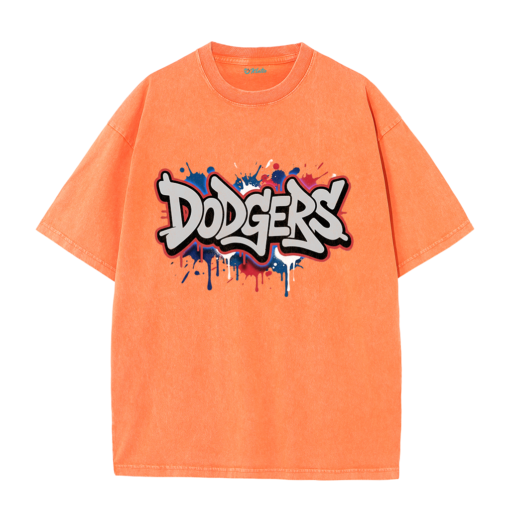Los Angeles Graffiti Style Lettering Graphic T-Shirt
