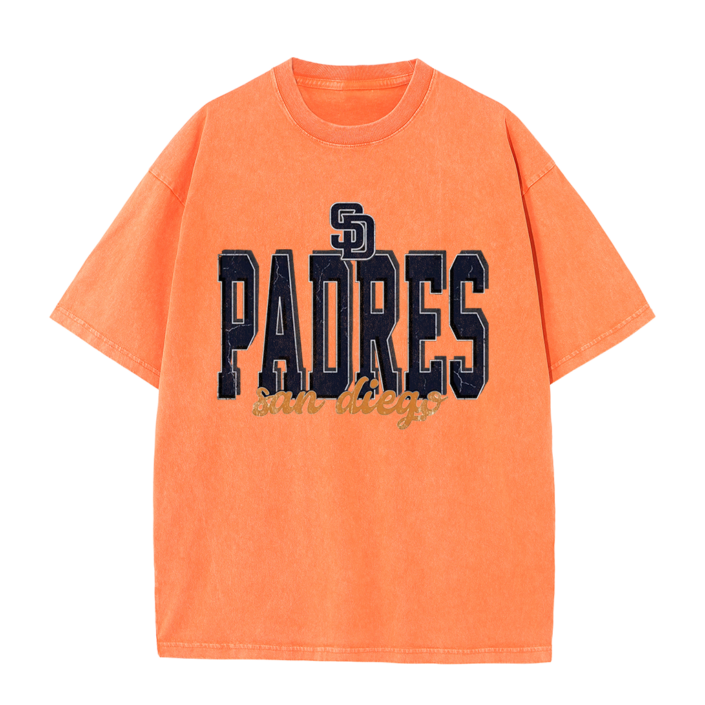 San Diego Classic Varsity Padres Graphic T Shirt