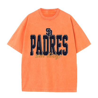 San Diego Classic Varsity Padres Graphic T Shirt