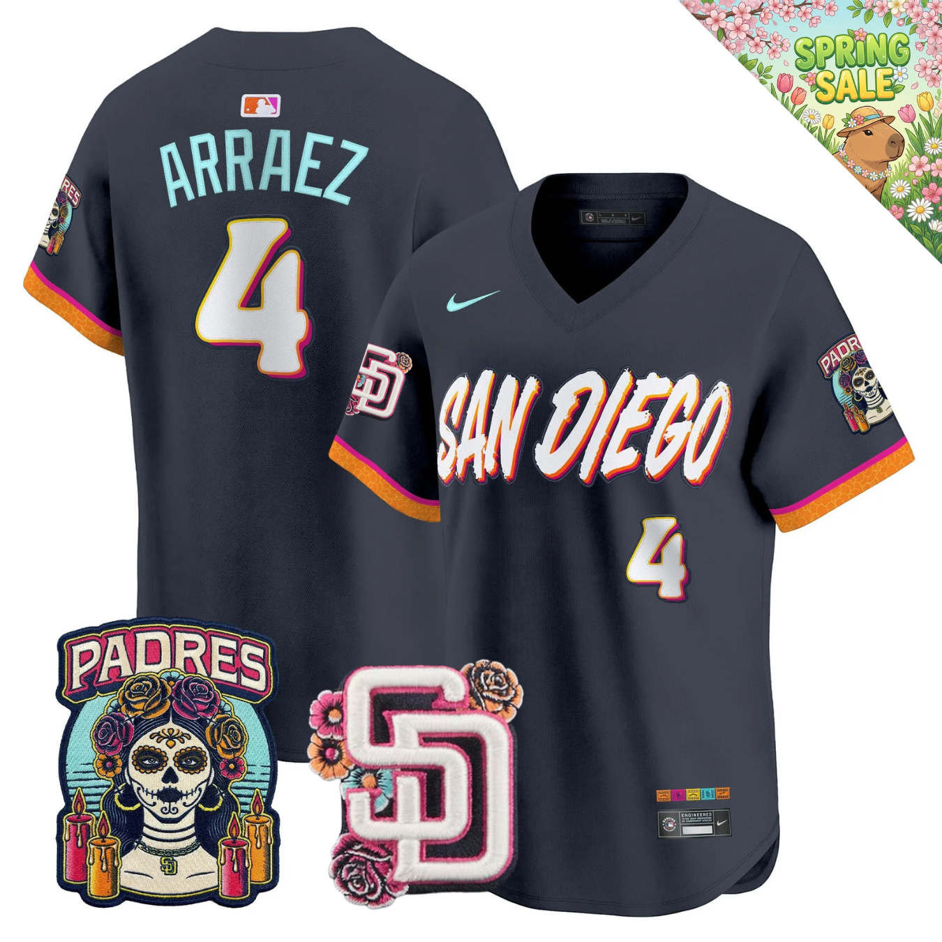 SD 2026 Baseball Jersey – City Connect Edition – All Stitched