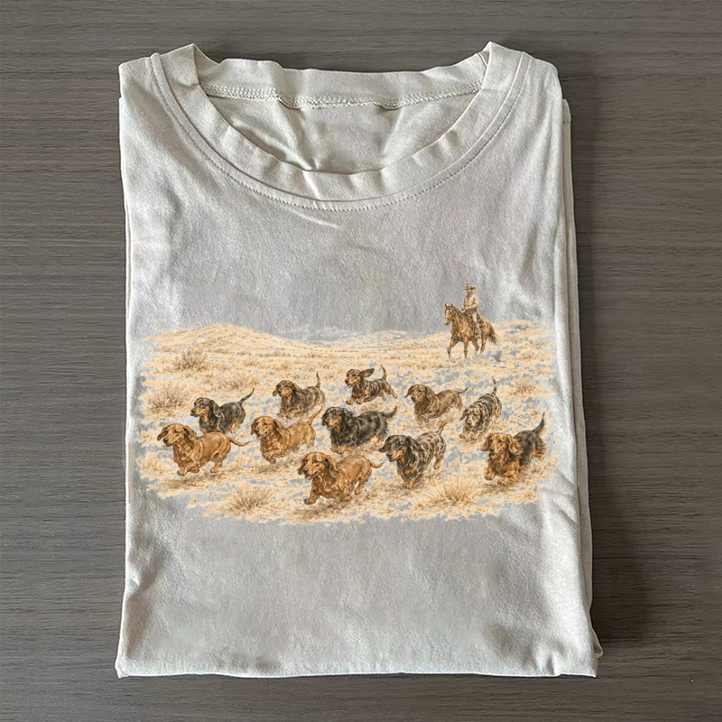 Western Wiener Dog Sweatshirt/T-shirt
