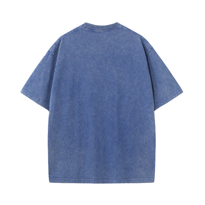 Dynasty Champions Retro Graphic Tee – Vintage Washed Heavy Cotton T-Shirt
