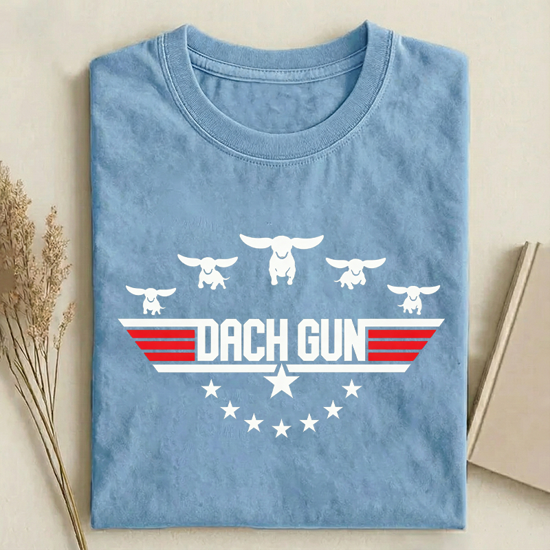 Dog Dachshund Top Dog Dach Gun T-shirt