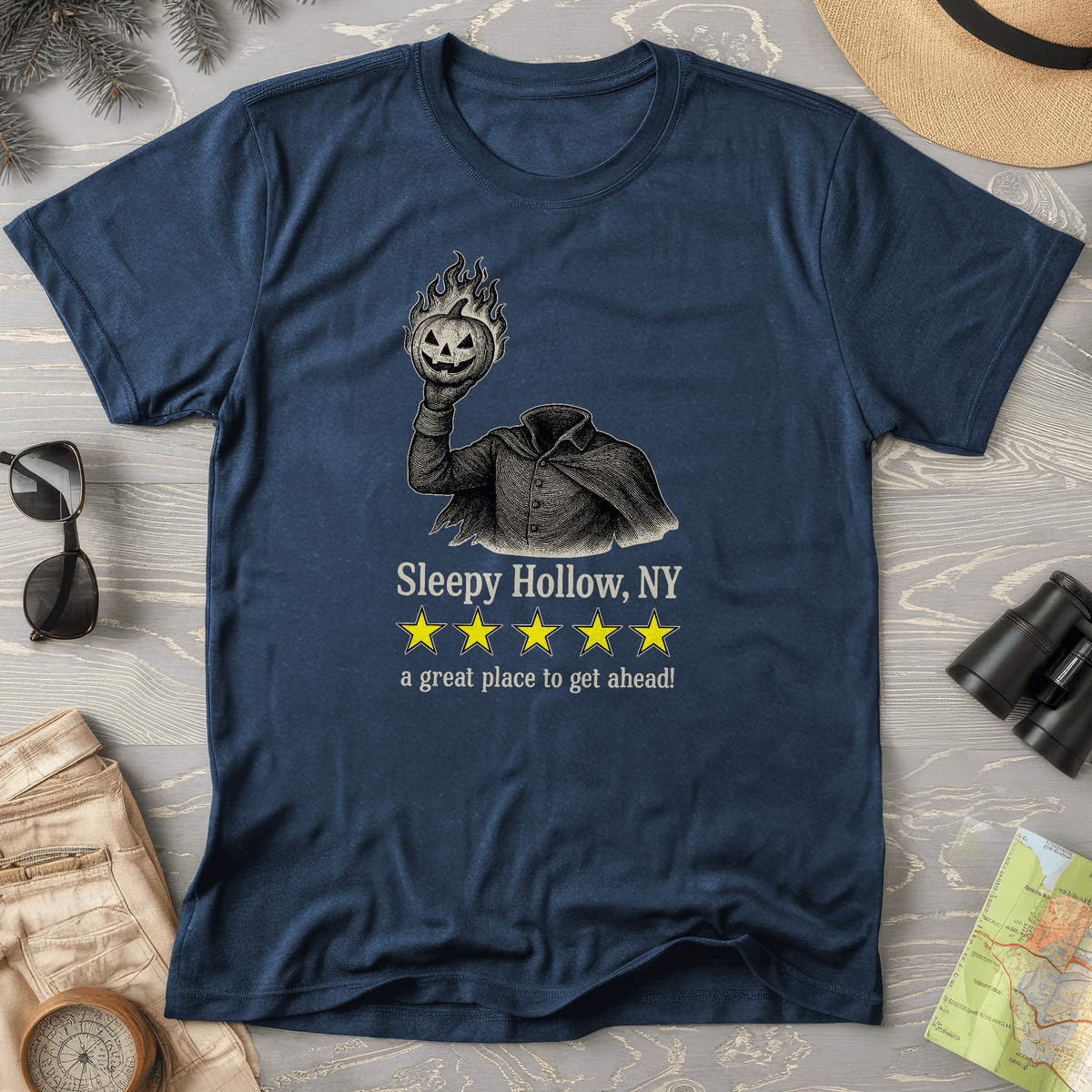 Sleep Hollow NY "5 Star Review" T-Shirt