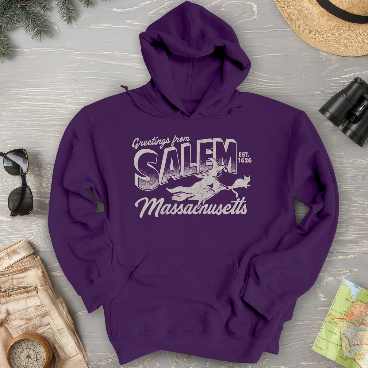 Greetings from Salem Massachusetts Hoodie