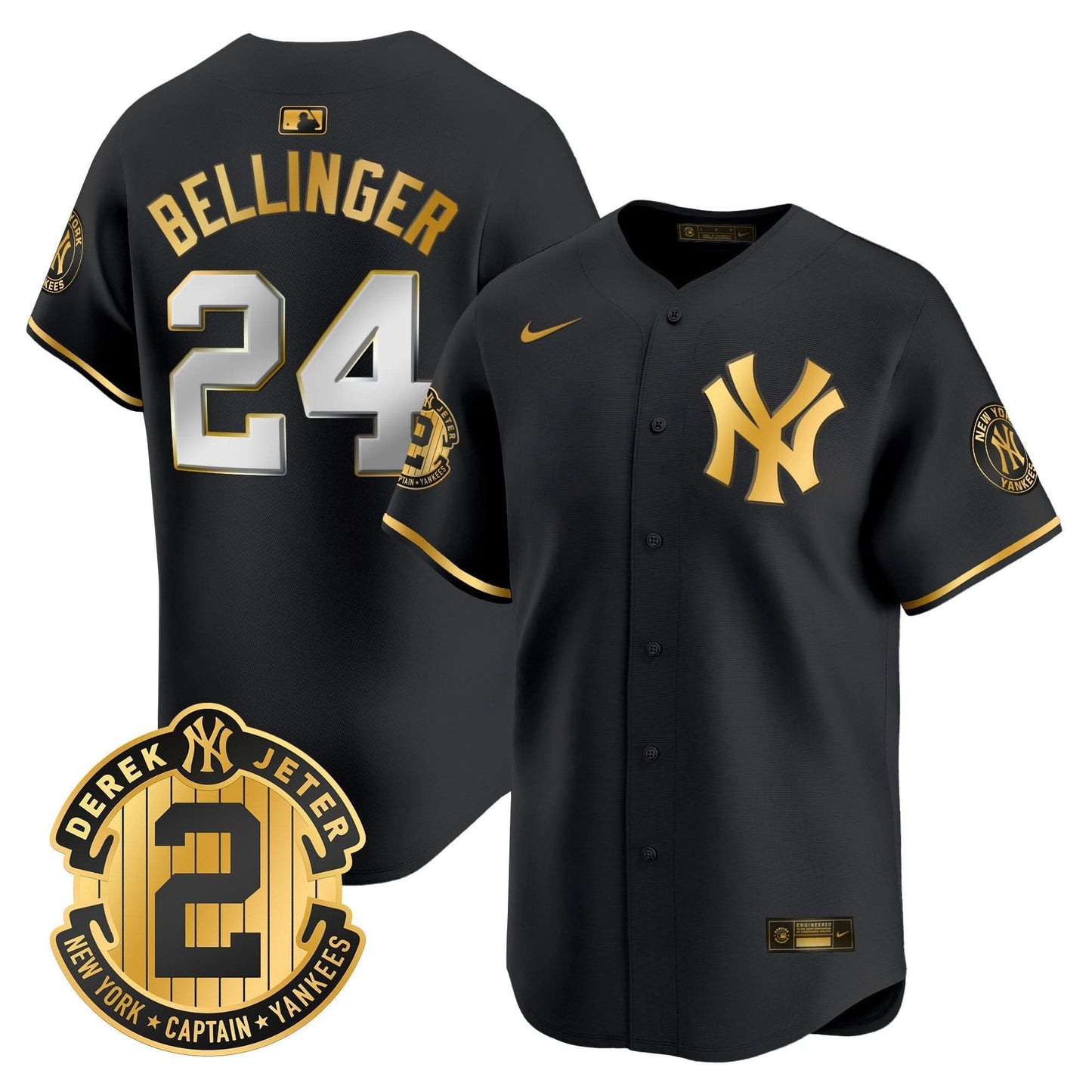 NYY 2026 Baseball Jersey – Legacy Patch Edition – All Stitched
