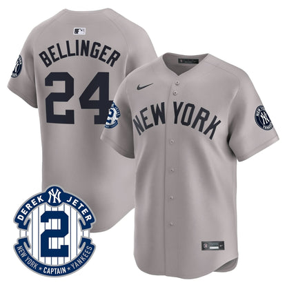 NYY 2026 Baseball Jersey – Legacy Patch Edition – All Stitched