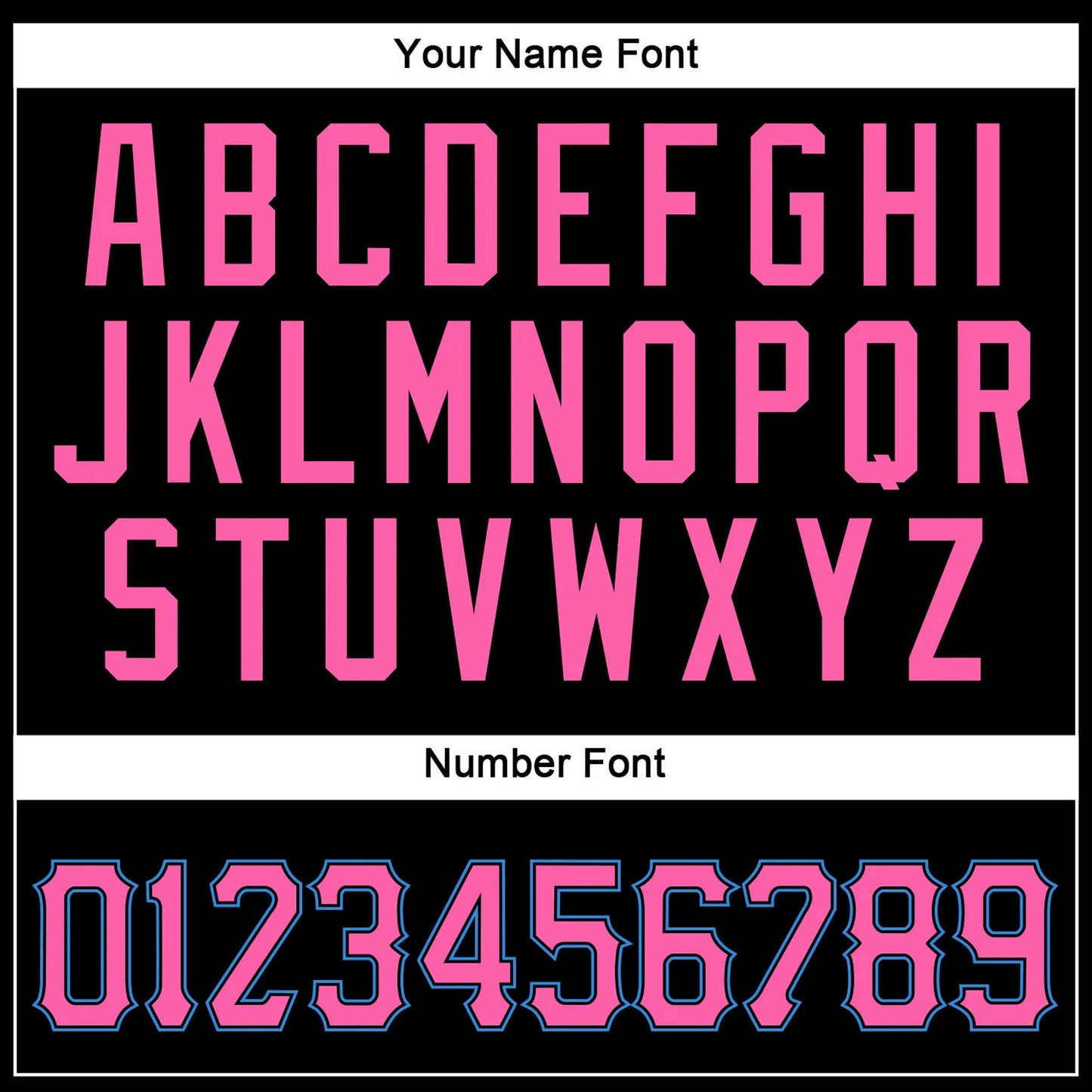Black Pink-Powder Blue Mesh Custom Football Jersey