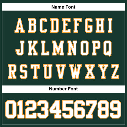 Green White-Gold Mesh Custom Football Jersey
