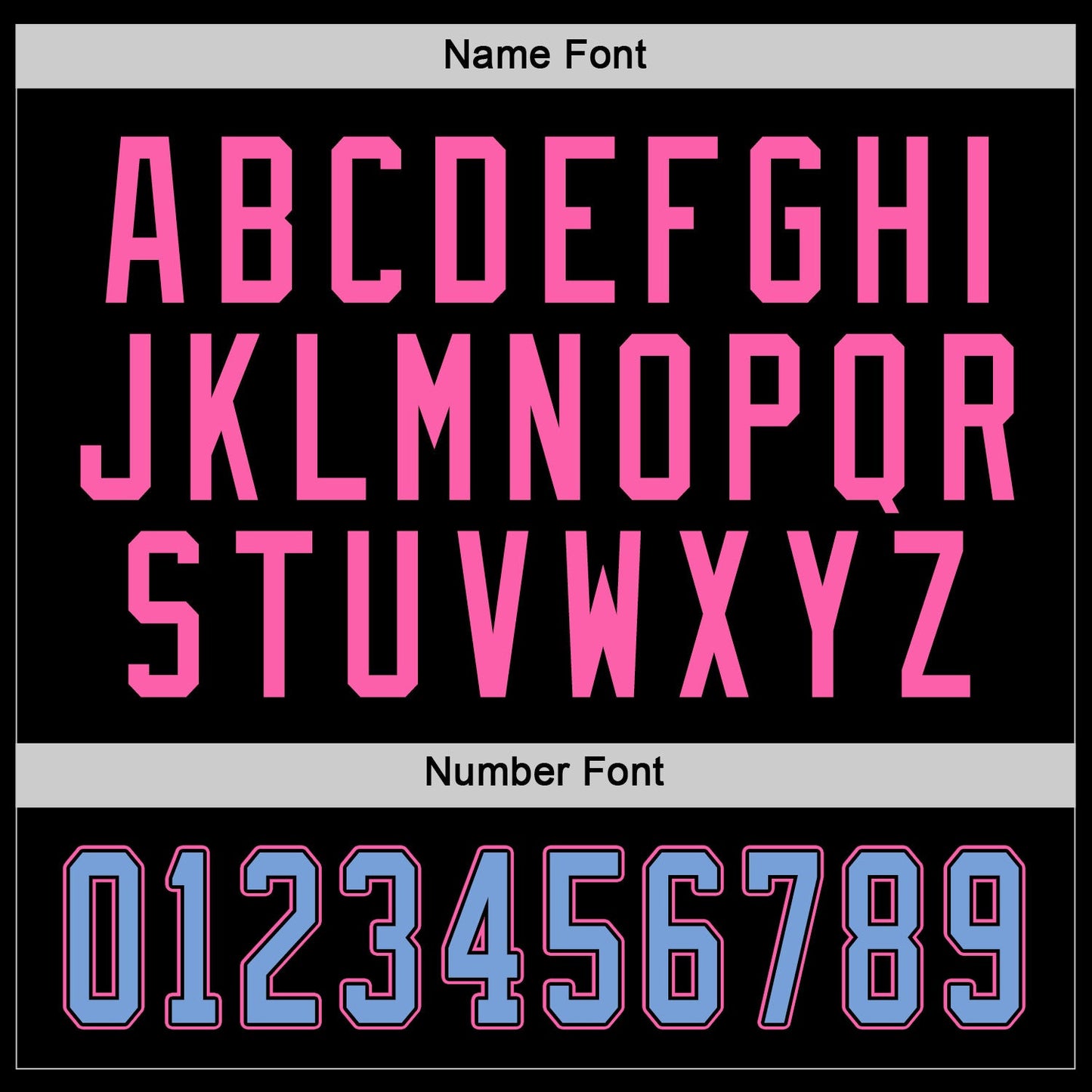 Black Light Blue-Pink Custom Hockey Jersey