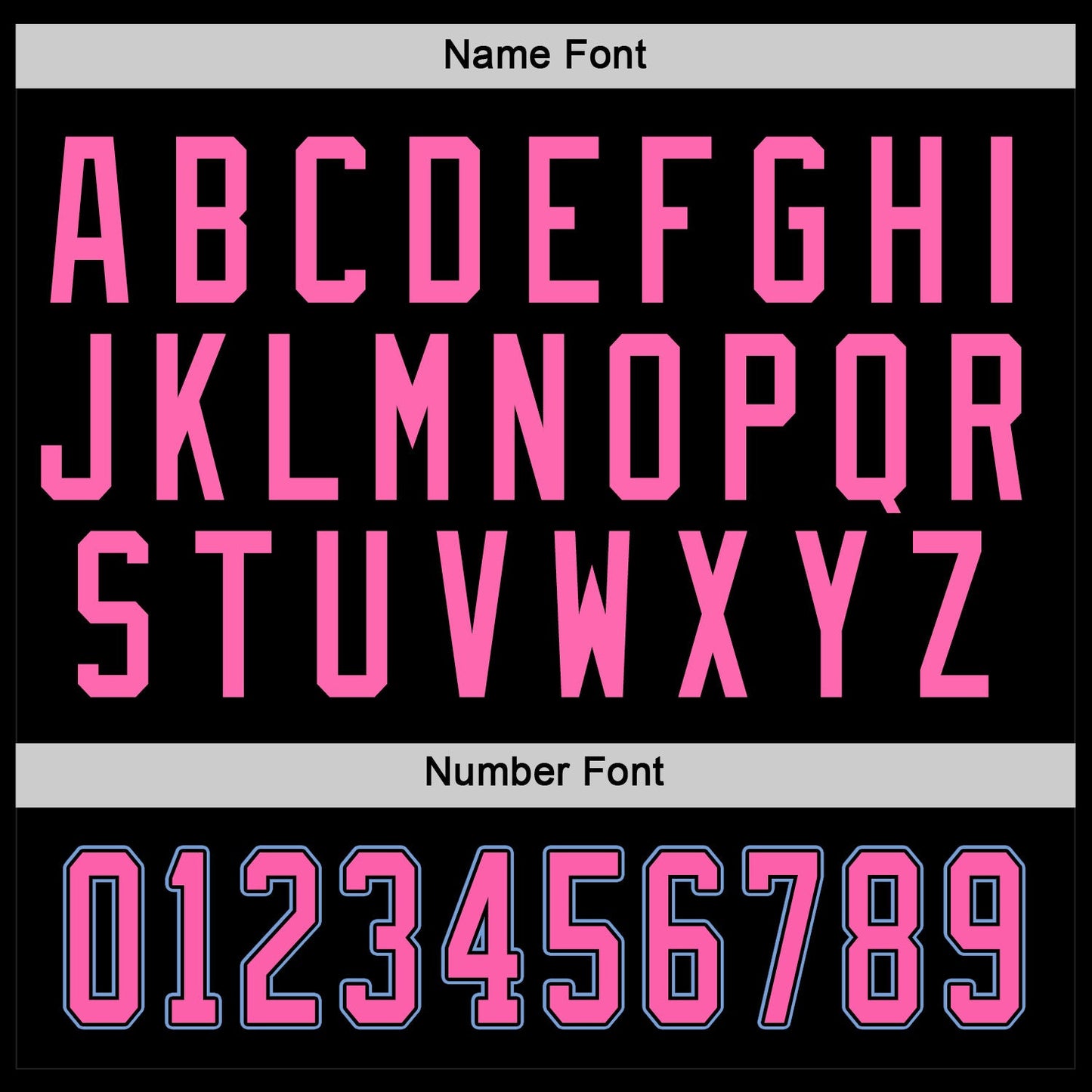 Black Pink-Light Blue Custom Hockey Jersey