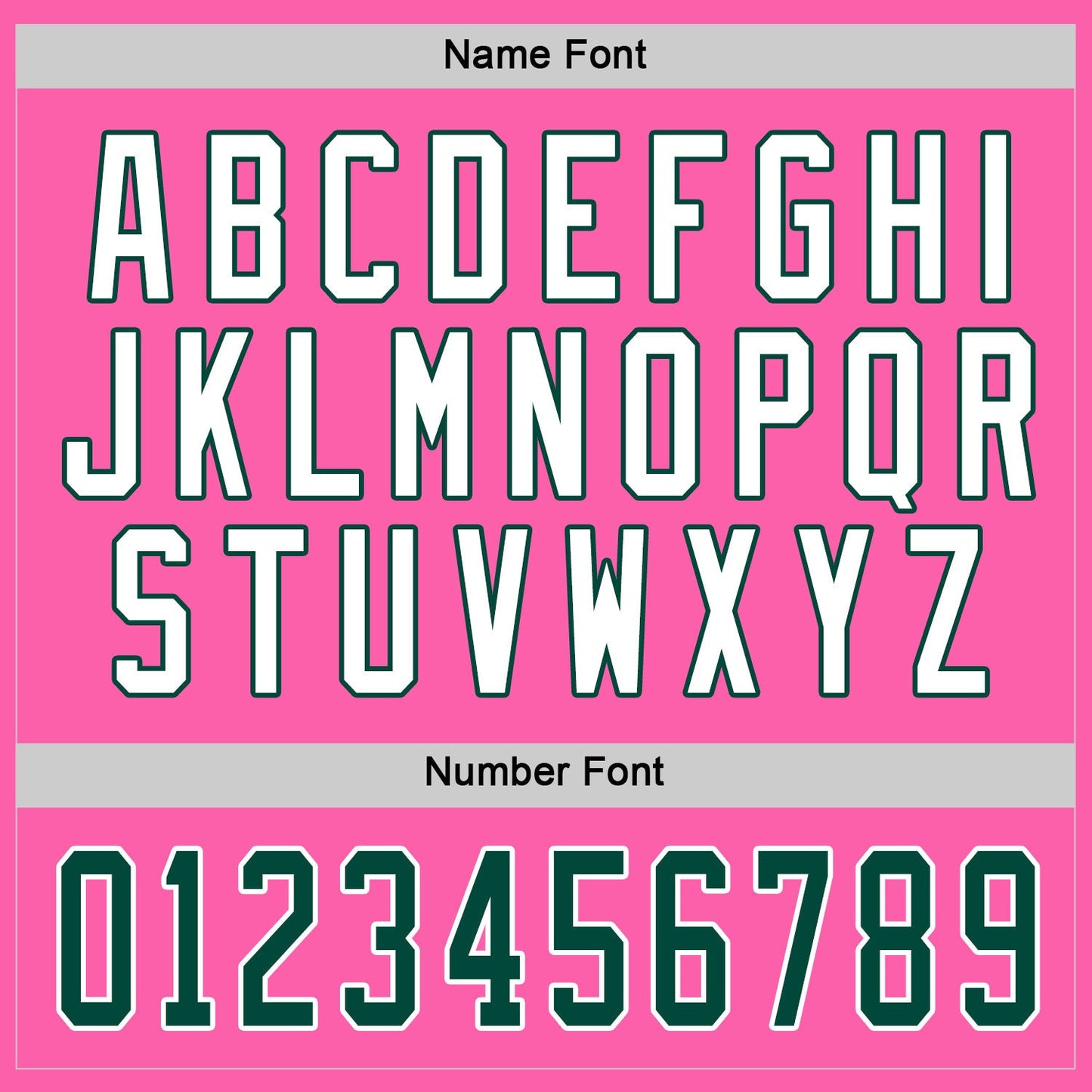 Pink Green-White Custom Hockey Jersey
