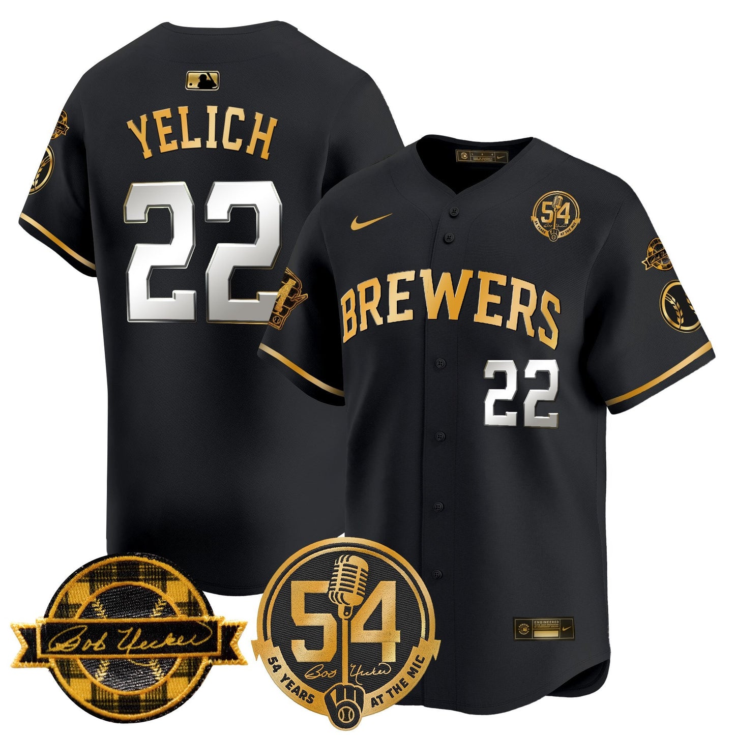 MIL 2026 Baseball Jersey – 54 Seasons Tribute Edition – All Stitched