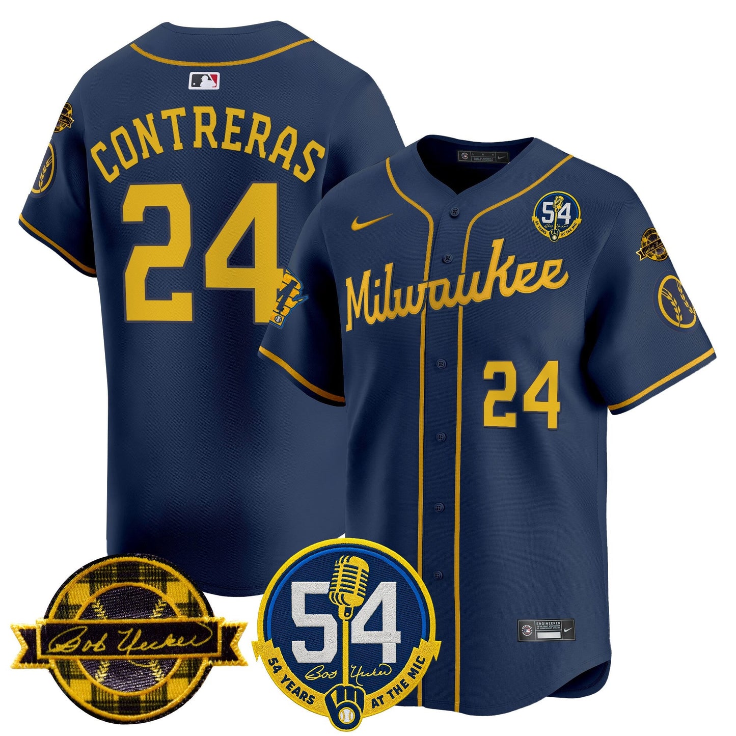 MIL 2026 Baseball Jersey – 54 Seasons Tribute Edition – All Stitched