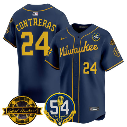 MIL 2026 Baseball Jersey – 54 Seasons Tribute Edition – All Stitched