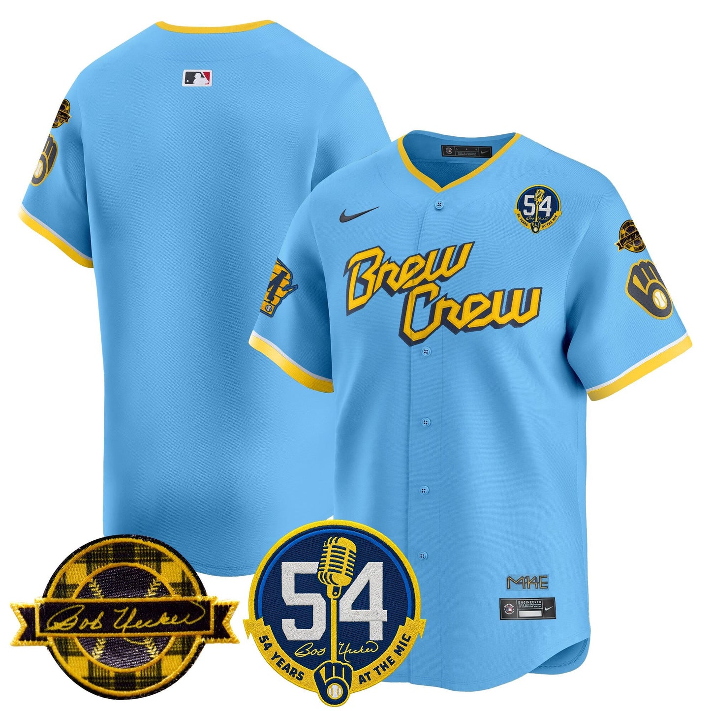 MIL 2026 Baseball Jersey – 54 Seasons Tribute Edition – All Stitched