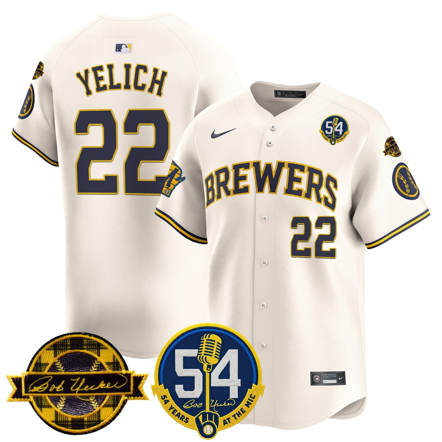 MIL 2026 Baseball Jersey – 54 Seasons Tribute Edition – All Stitched