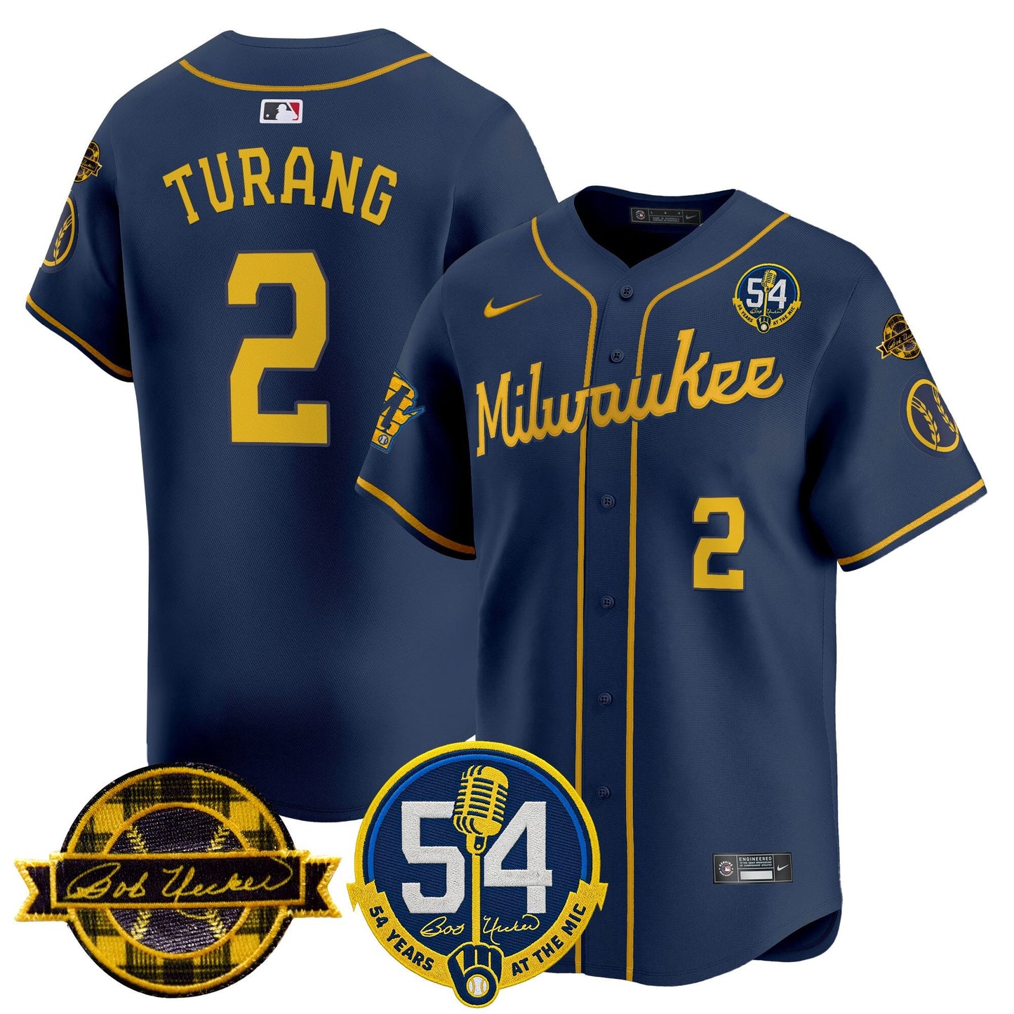 MIL 2026 Baseball Jersey – 54 Seasons Tribute Edition – All Stitched