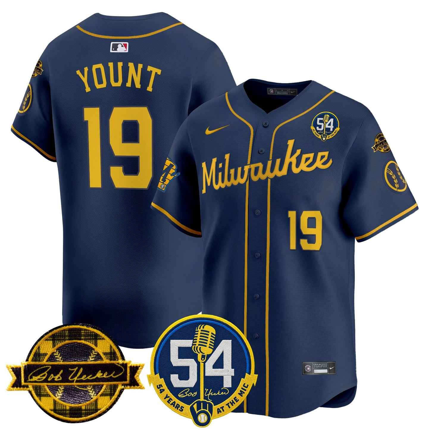 MIL 2026 Baseball Jersey – 54 Seasons Tribute Edition – All Stitched