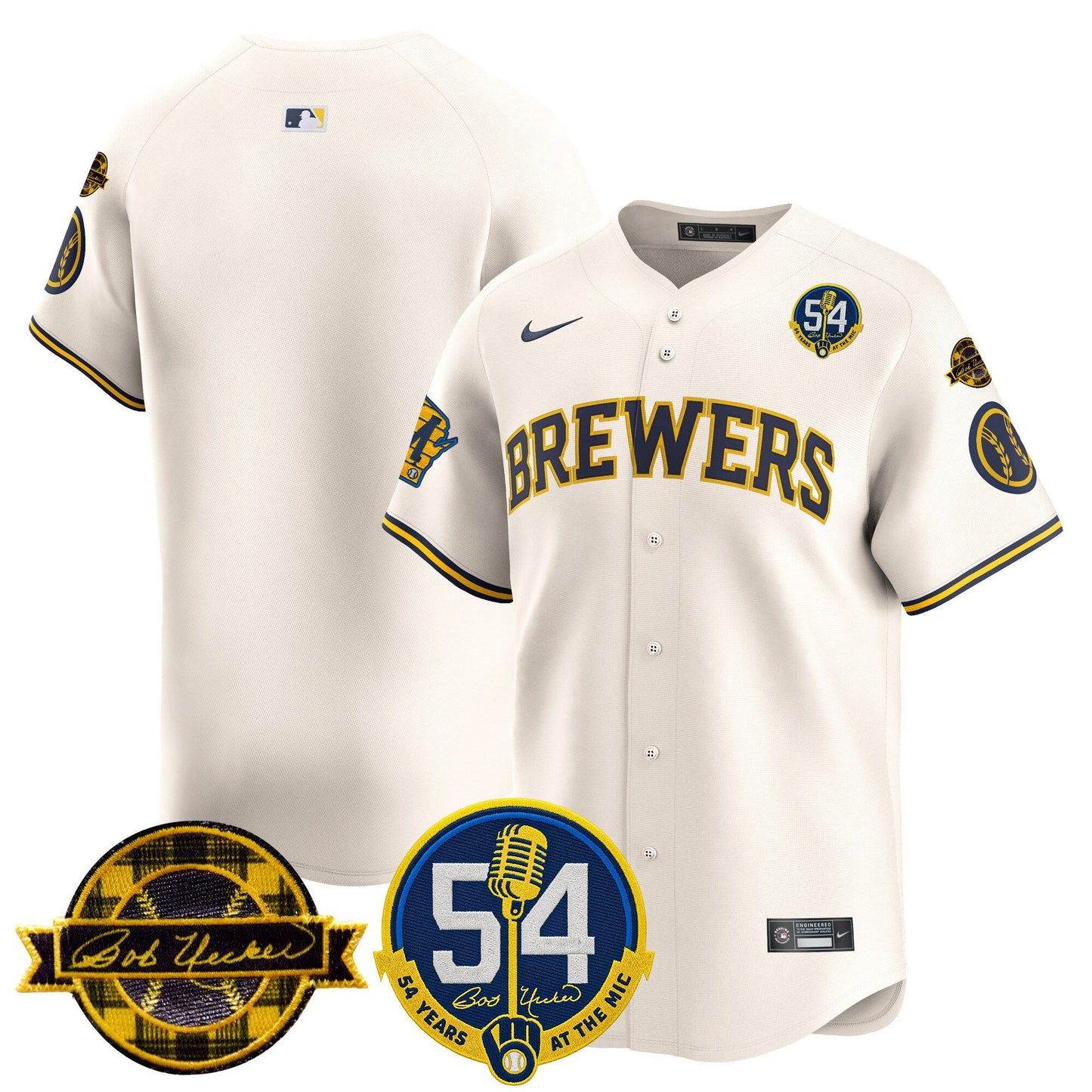 MIL 2026 Baseball Jersey – 54 Seasons Tribute Edition – All Stitched