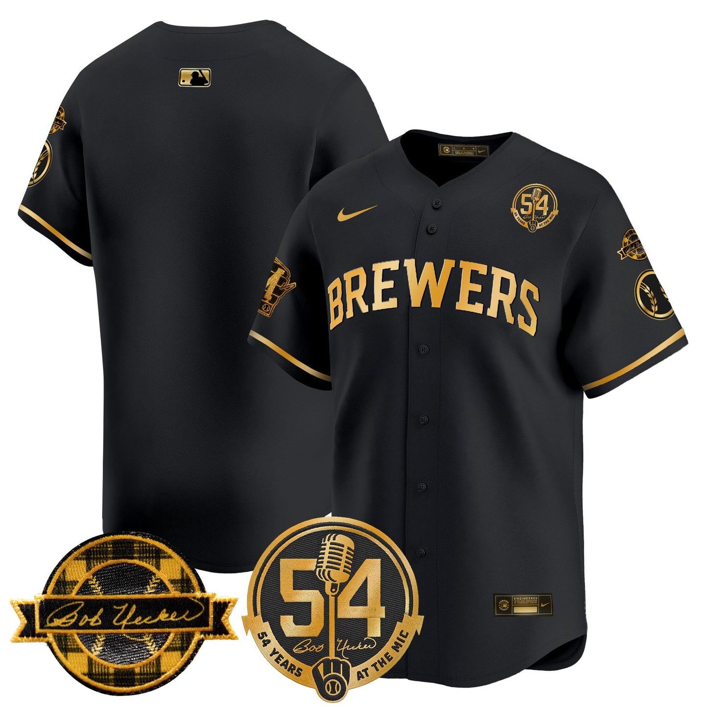 MIL 2026 Baseball Jersey – 54 Seasons Tribute Edition – All Stitched