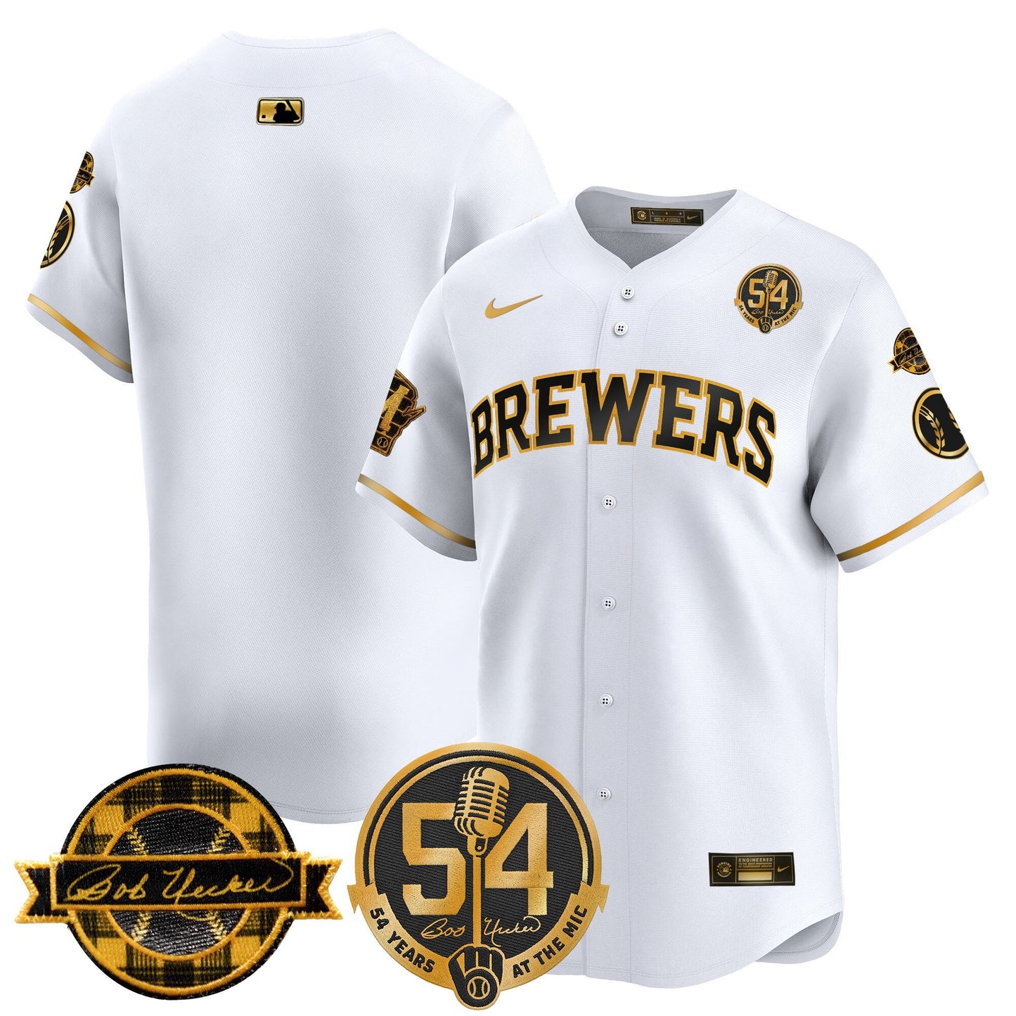 MIL 2026 Baseball Jersey – 54 Seasons Tribute Edition – All Stitched