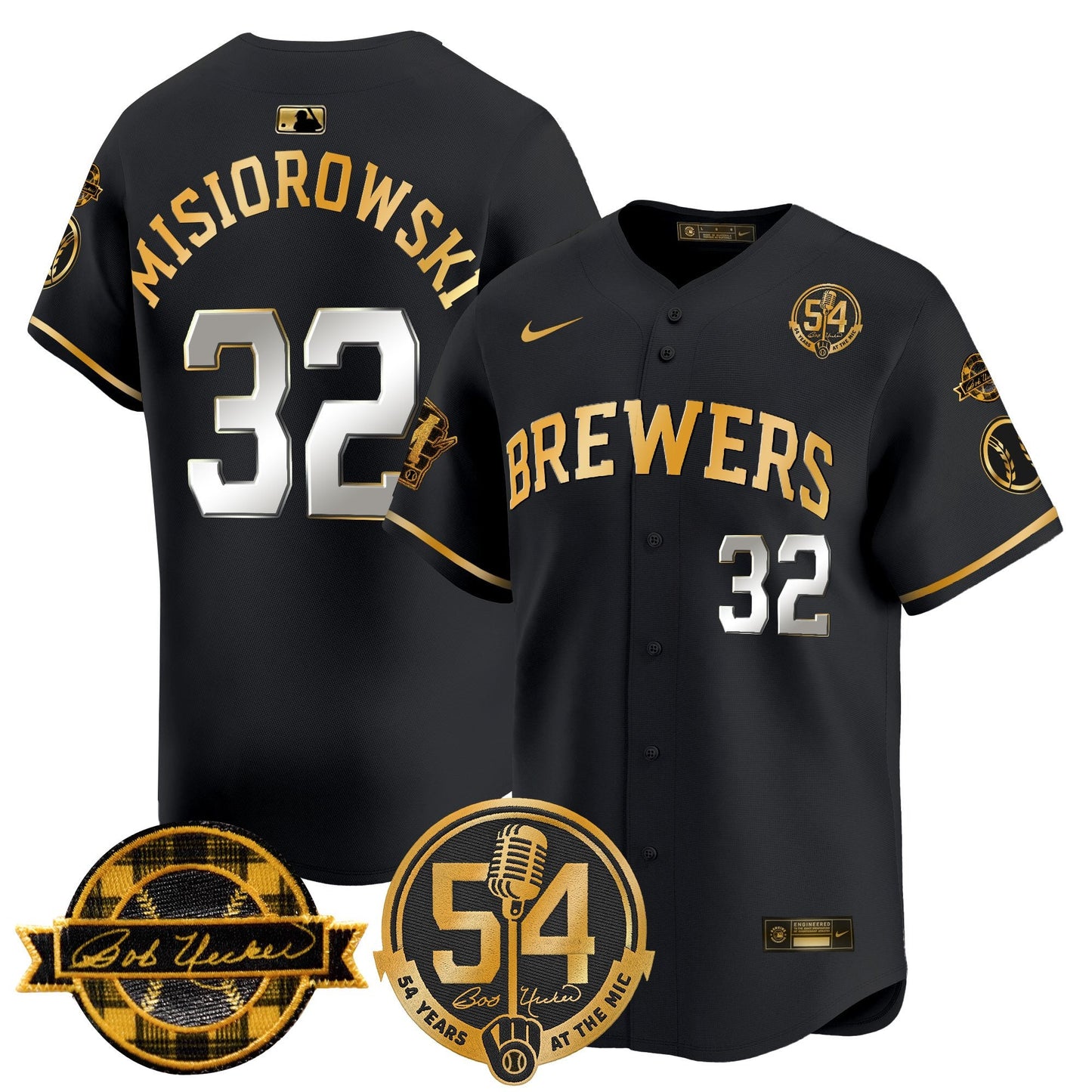 MIL 2026 Baseball Jersey – 54 Seasons Tribute Edition – All Stitched