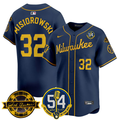 MIL 2026 Baseball Jersey – 54 Seasons Tribute Edition – All Stitched