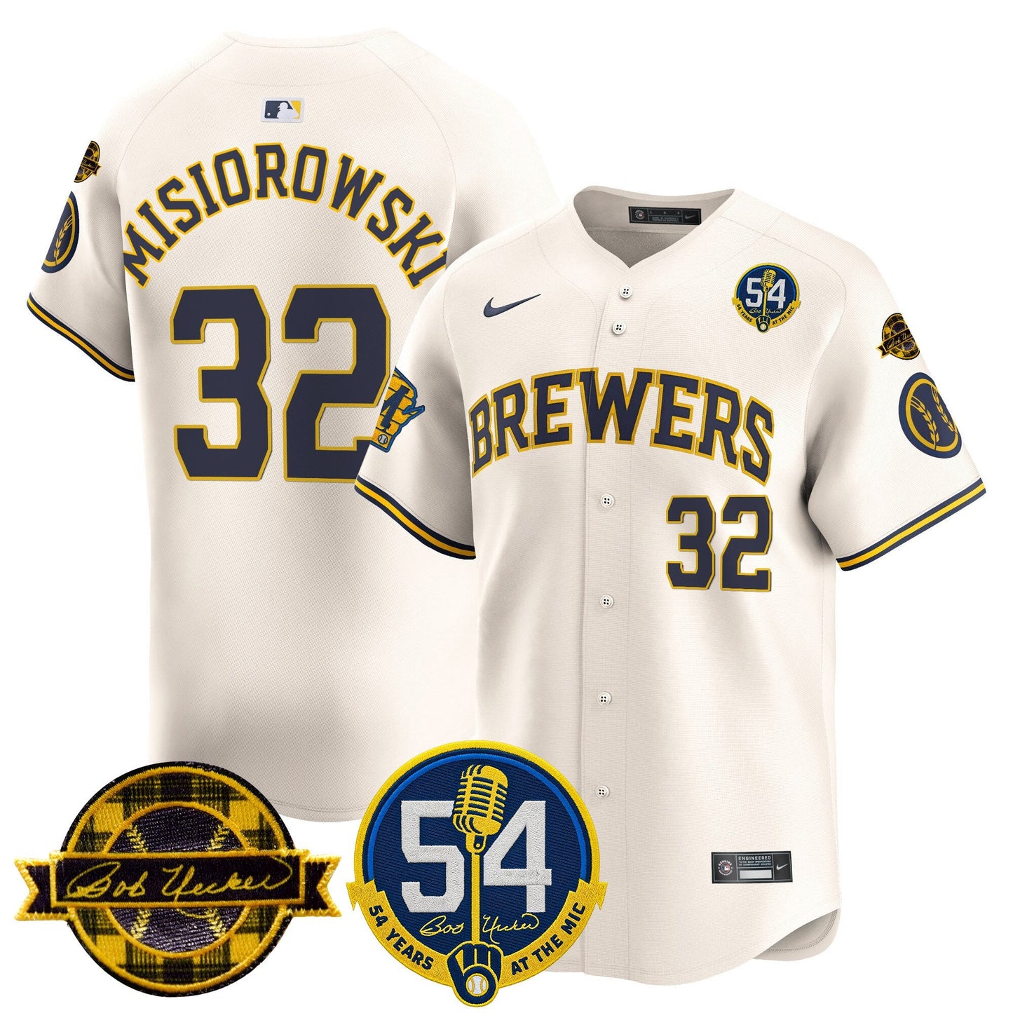MIL 2026 Baseball Jersey – 54 Seasons Tribute Edition – All Stitched