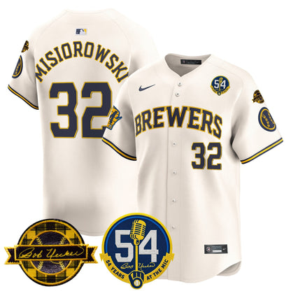 MIL 2026 Baseball Jersey – 54 Seasons Tribute Edition – All Stitched