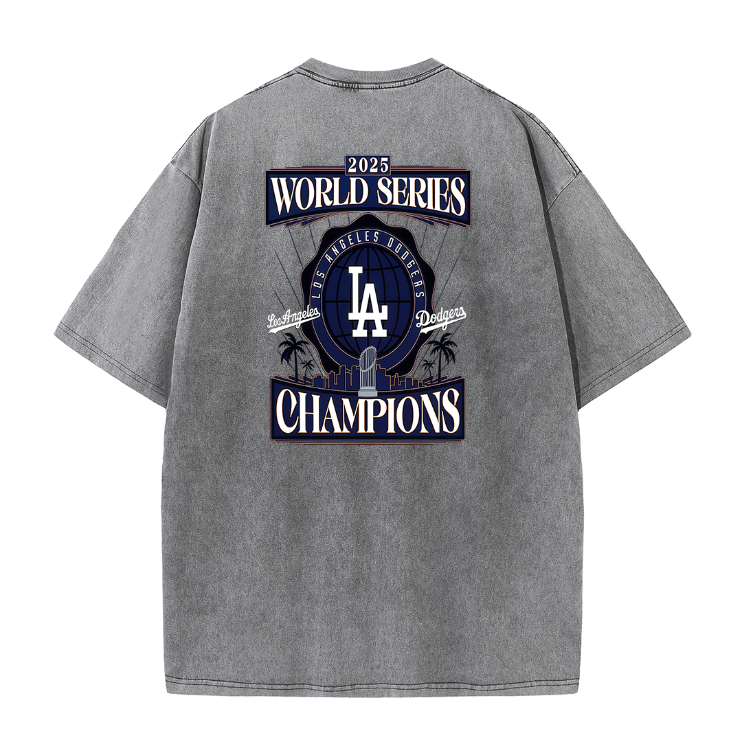 LA Championship Edition Double Print Graphic T-Shirt
