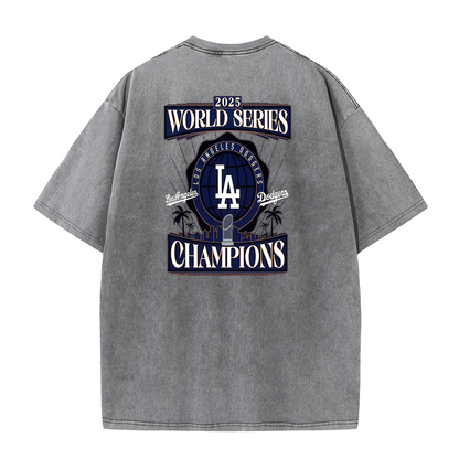 LA Championship Edition Double Print Graphic T-Shirt