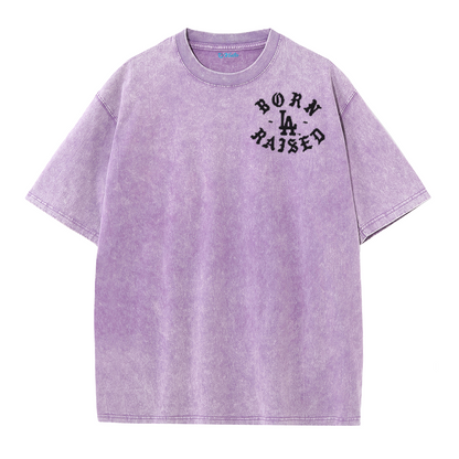 Back to Back Champions Vintage Washed T-Shirt – LA Born Raised Graphic Streetwear Tee