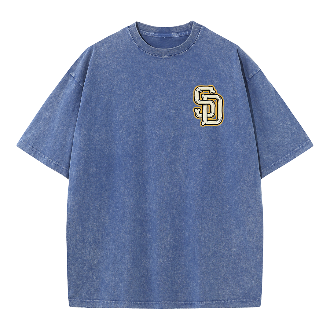 San Diego Vintage Crest Baseball Style T Shirt